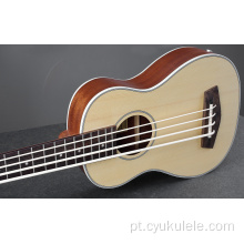 Ukulele de linha grossa branca Ubes